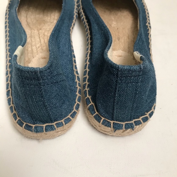 SOLUDOS Denim Pineapple Espadrilles Size 10 - Picture 2 of 8